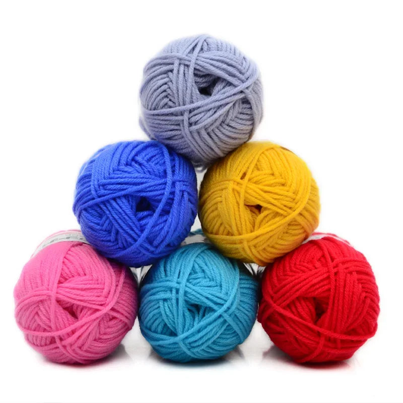 Soft Cotton Velvet Baby Knitting Crochet Yarn
