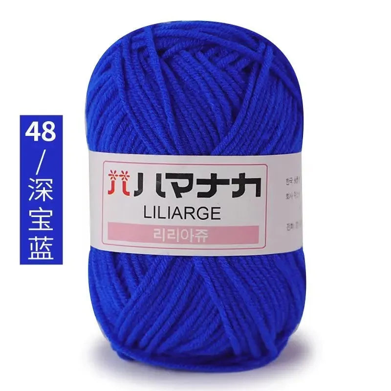 Soft Cotton Velvet Baby Knitting Crochet Yarn