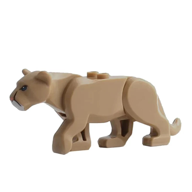 Farm Zoo Animal Building Blocks Educational Set
