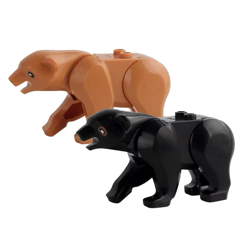 Farm Zoo Animal Building Blocks Educational Set