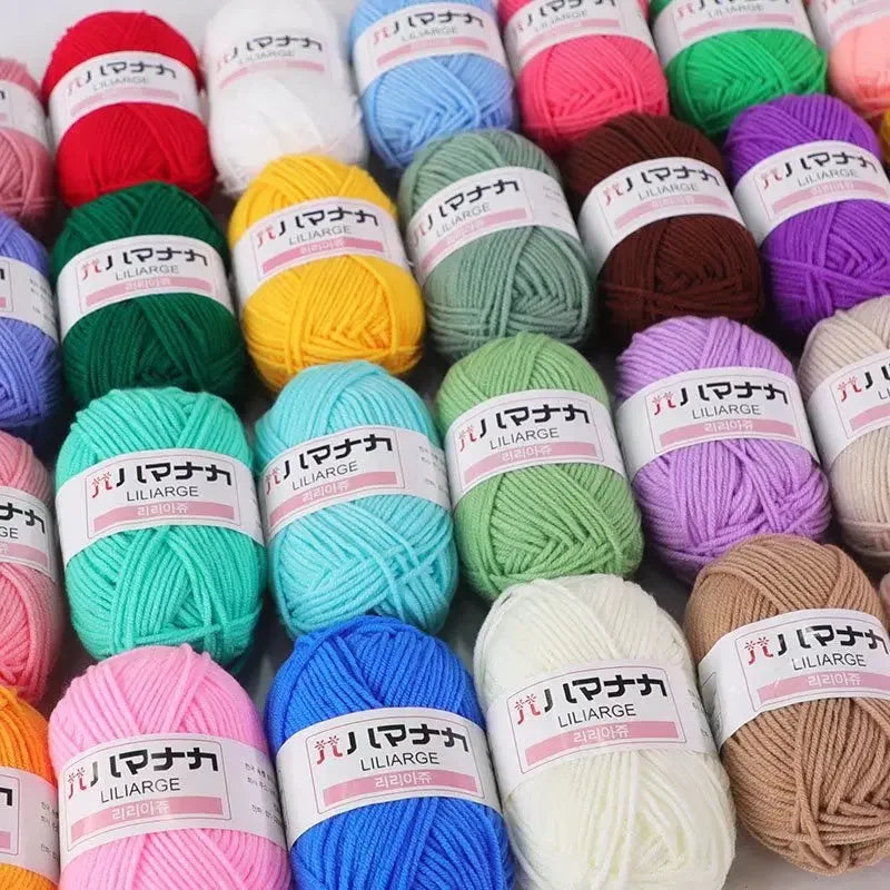 Soft Cotton Velvet Baby Knitting Crochet Yarn