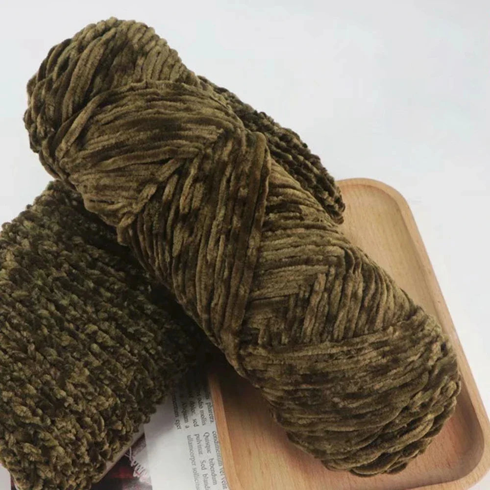 95g Chenille Soft Velvet Yarn For Crochet