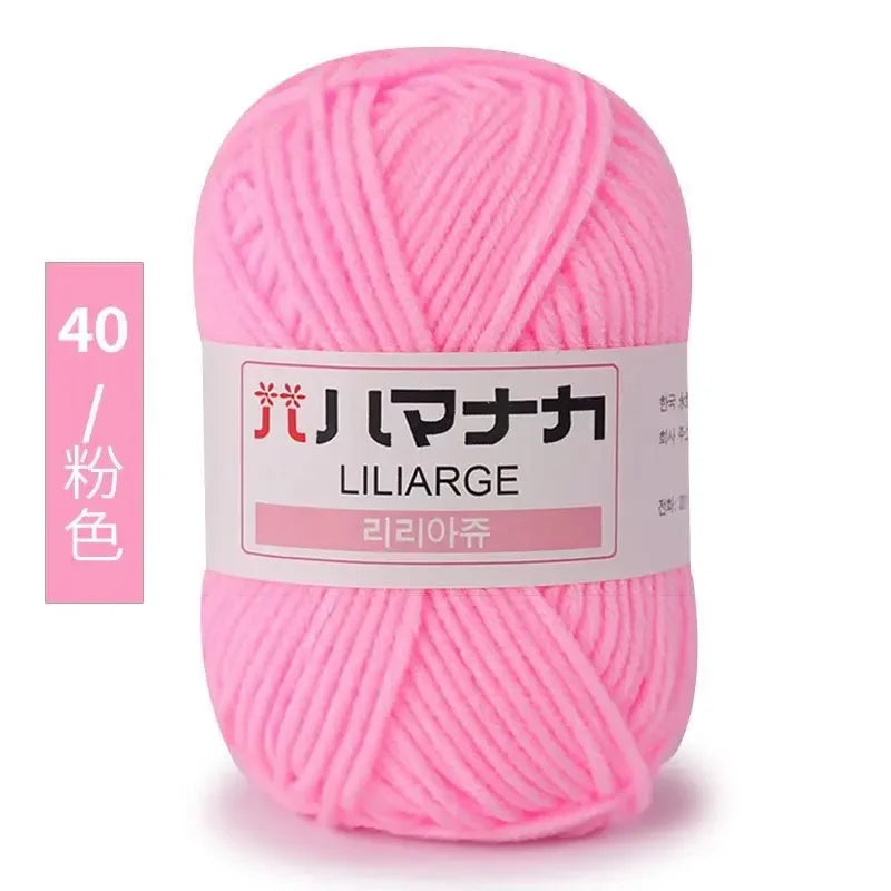 Soft Cotton Velvet Baby Knitting Crochet Yarn