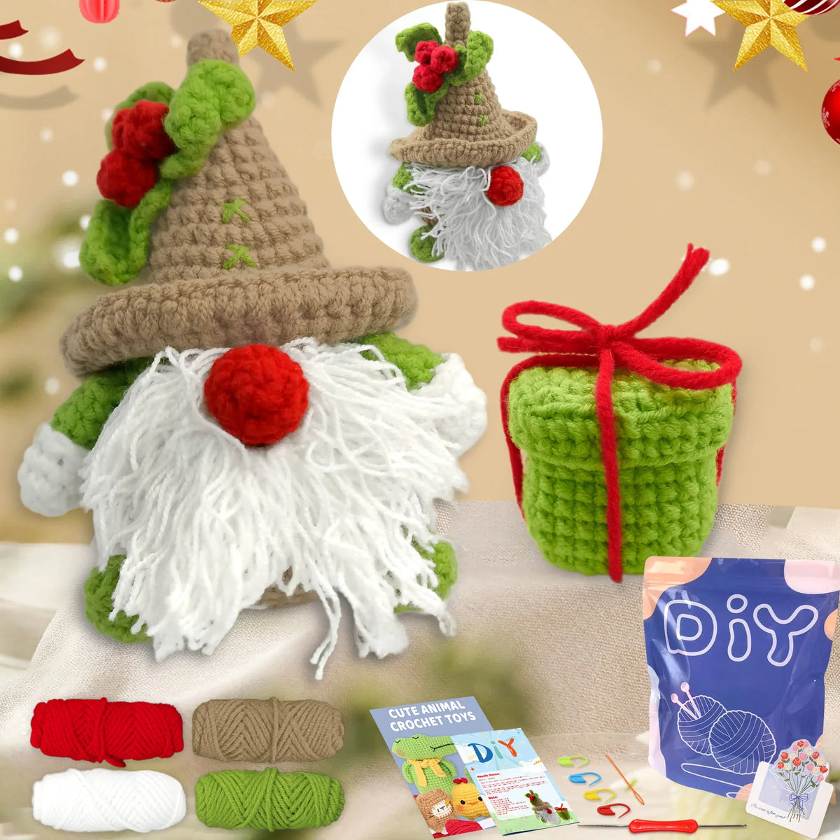Animal Series Crochet Kit For Beginners Step-By-Step