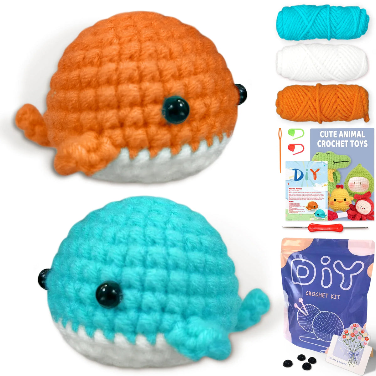 Animal Series Crochet Kit For Beginners Step-By-Step