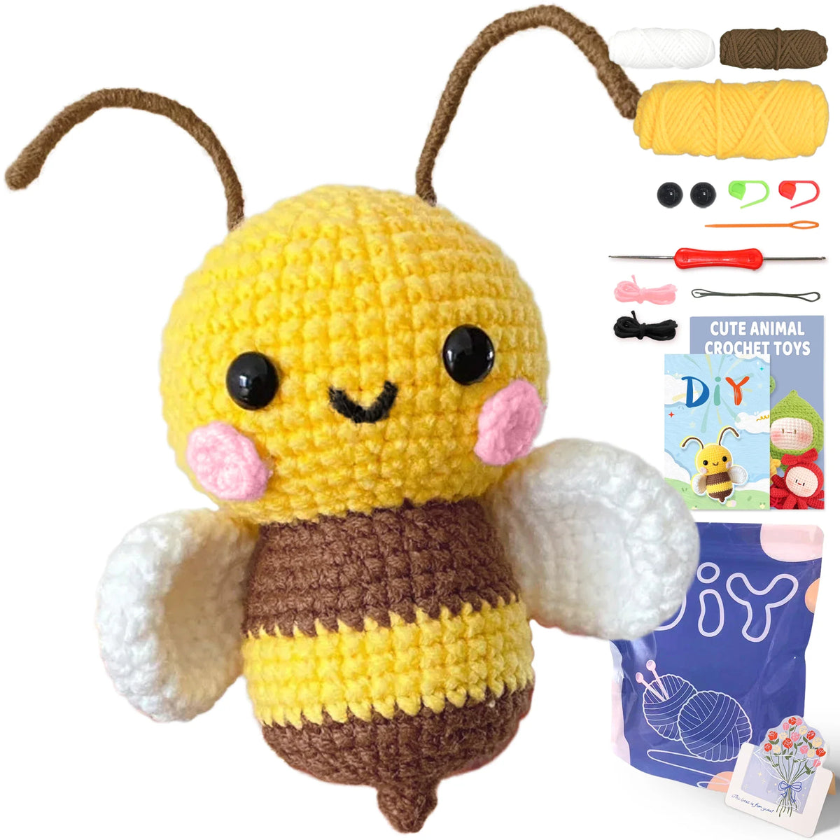 Animal Series Crochet Kit For Beginners Step-By-Step