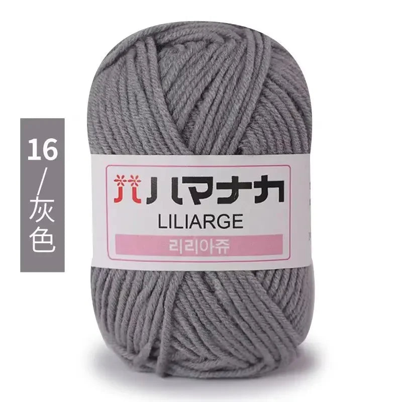 Soft Cotton Velvet Baby Knitting Crochet Yarn