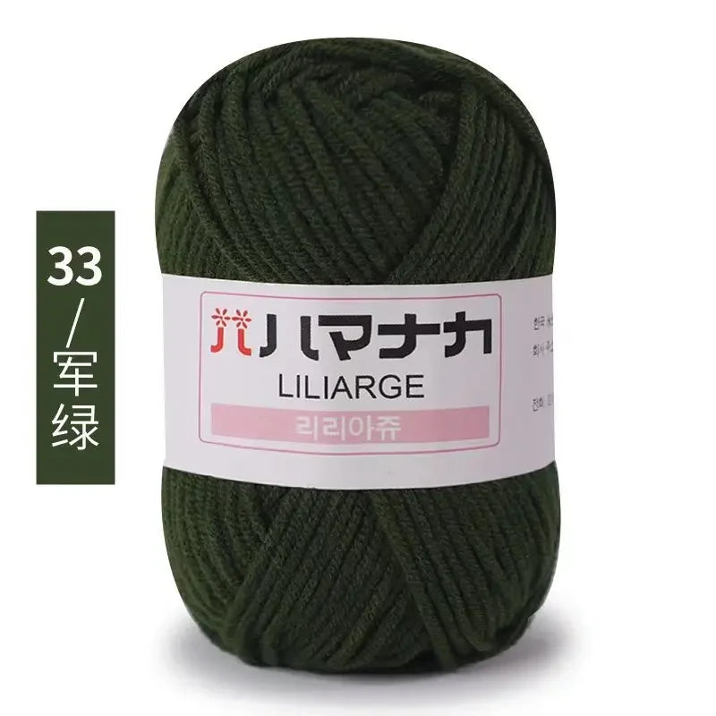 Soft Cotton Velvet Baby Knitting Crochet Yarn