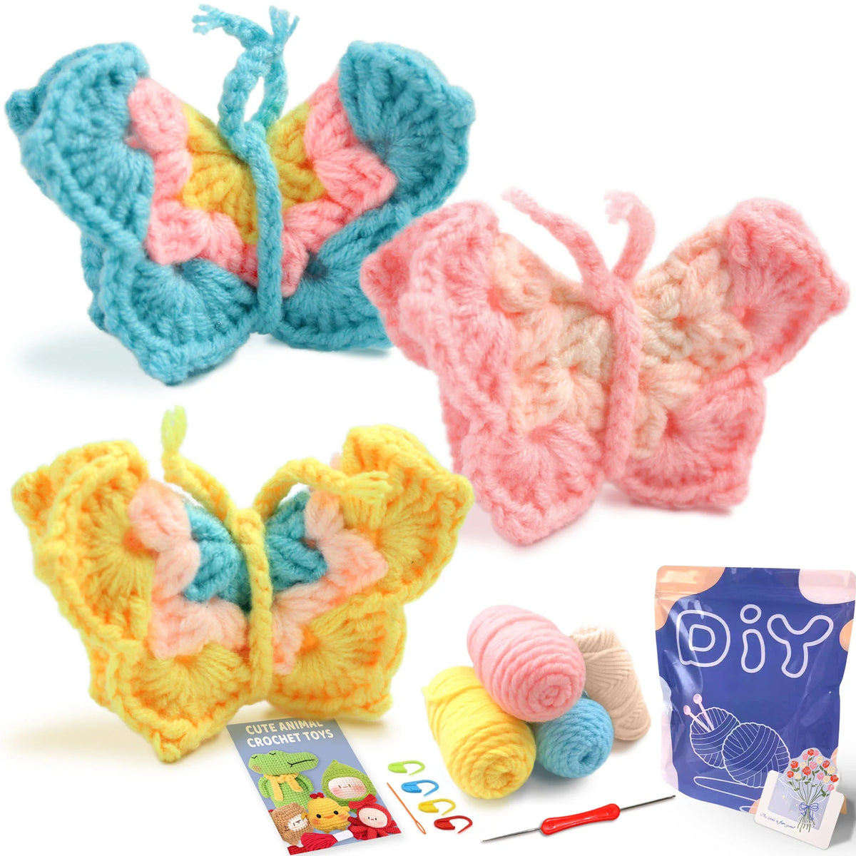 Animal Series Crochet Kit For Beginners Step-By-Step
