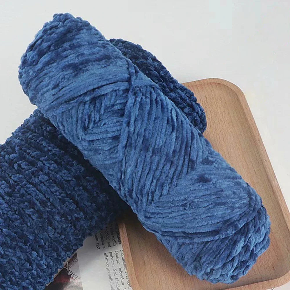95g Chenille Soft Velvet Yarn For Crochet