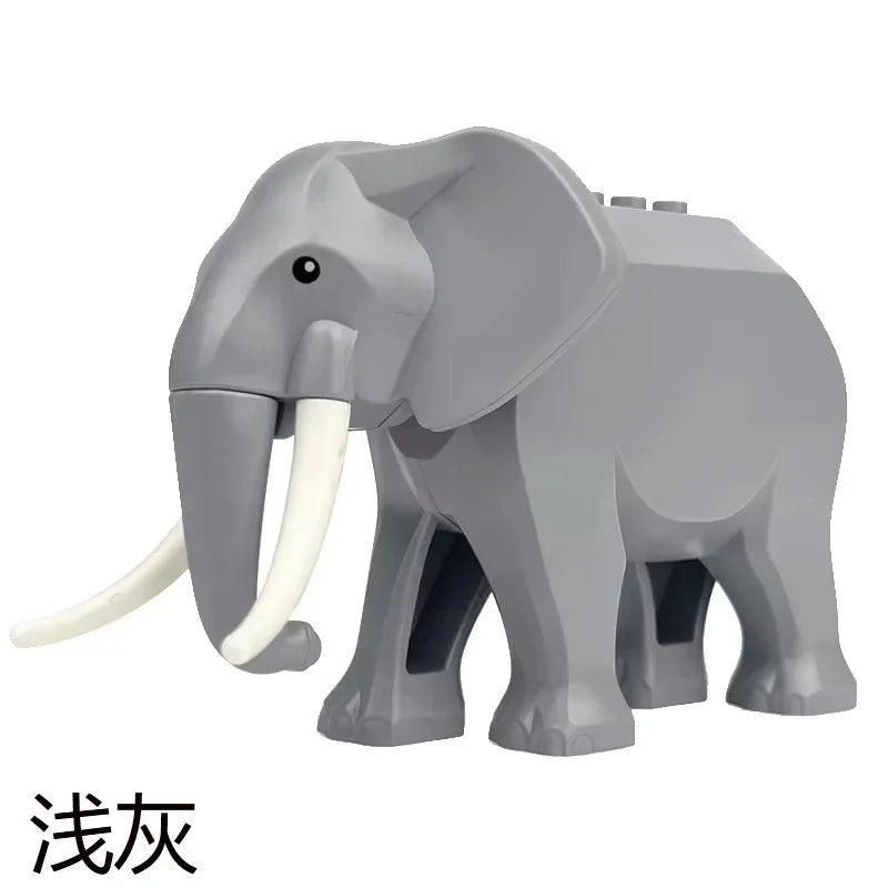 Farm Zoo Animal Building Blocks Educational Set