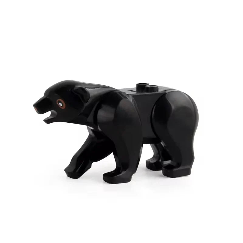 Farm Zoo Animal Building Blocks Educational Set
