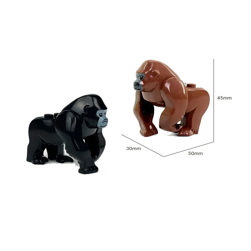 Farm Zoo Animal Building Blocks Educational Set