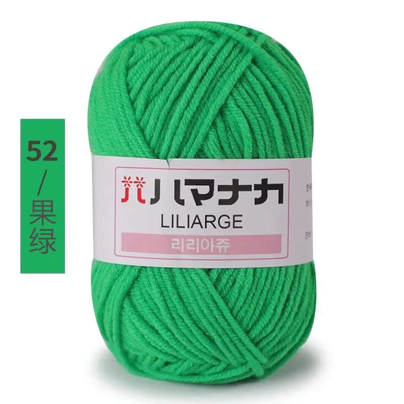 Soft Cotton Velvet Baby Knitting Crochet Yarn