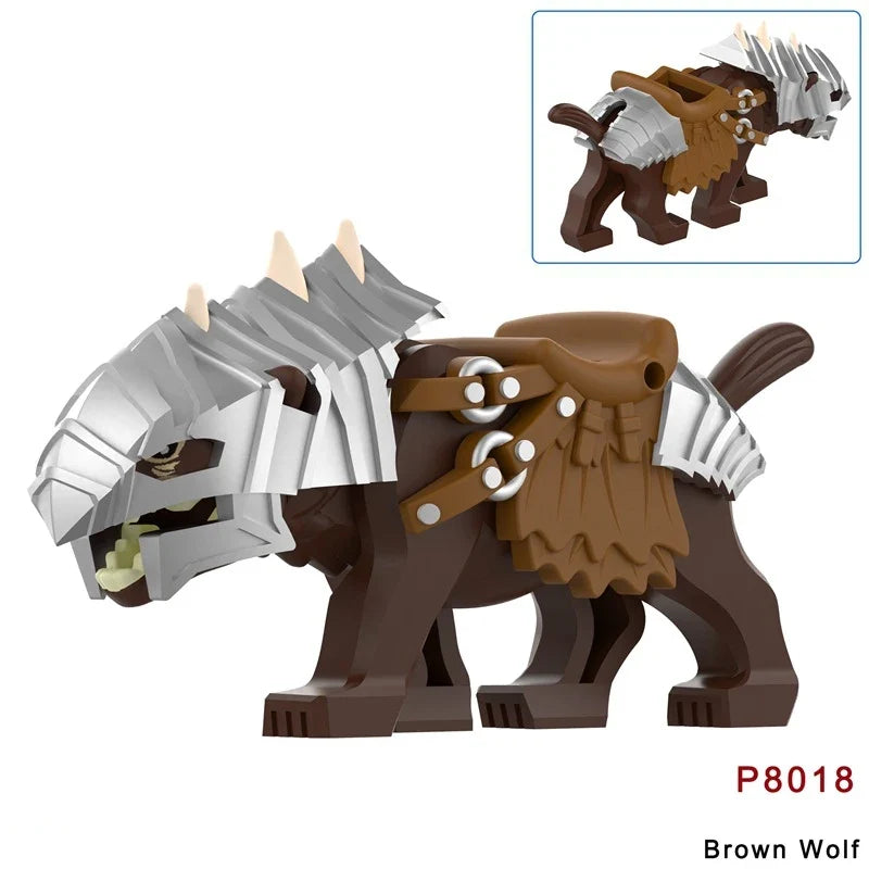 Farm Zoo Animal Building Blocks Educational Set