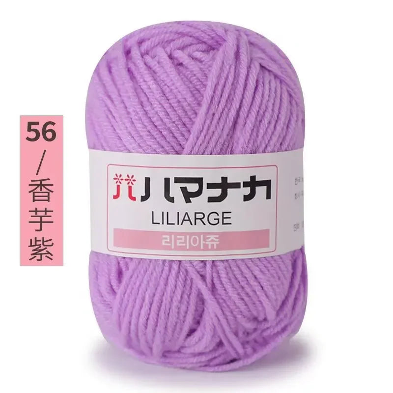 Soft Cotton Velvet Baby Knitting Crochet Yarn