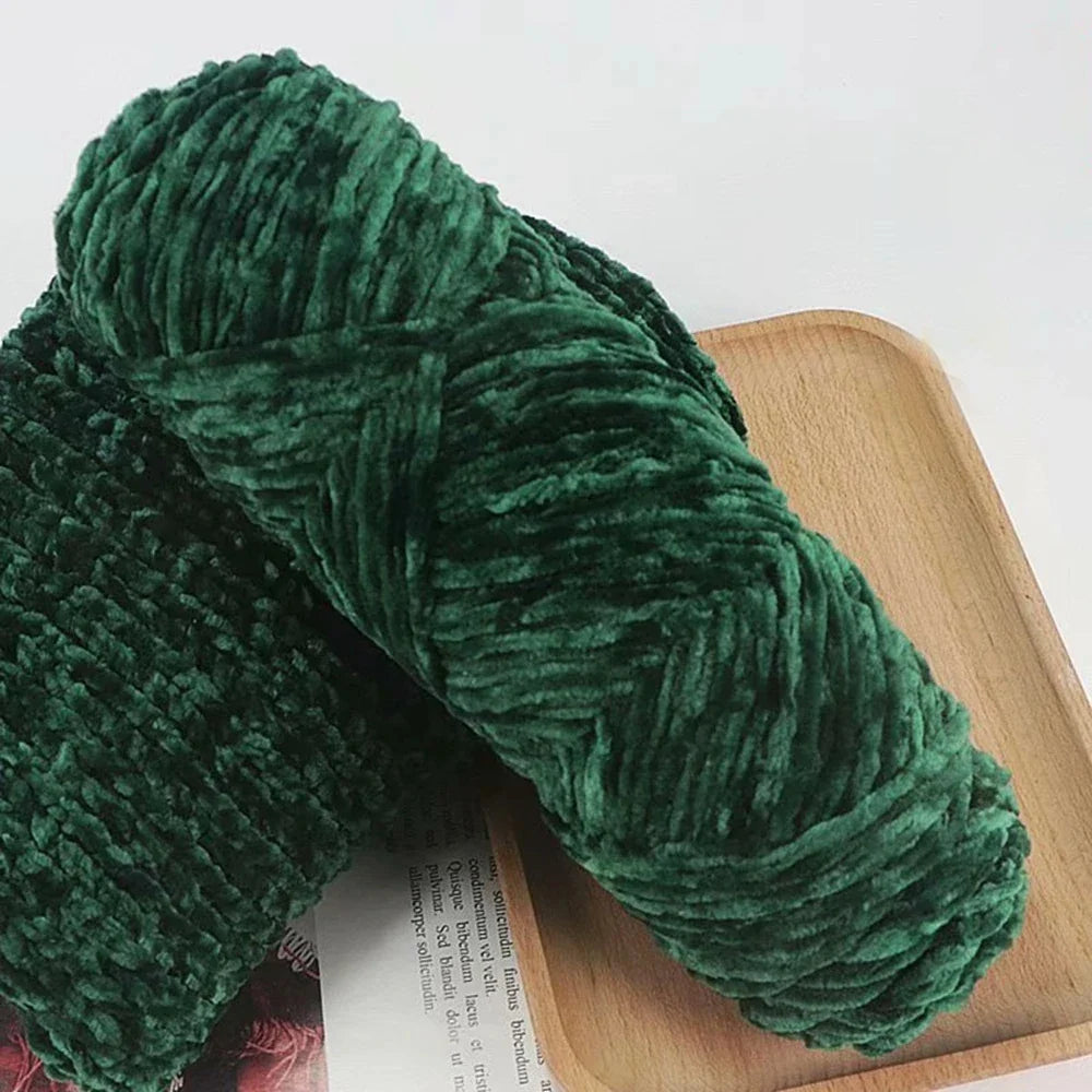 95g Chenille Soft Velvet Yarn For Crochet