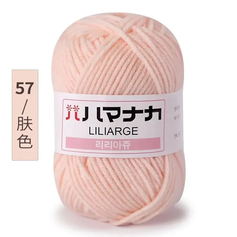 Soft Cotton Velvet Baby Knitting Crochet Yarn