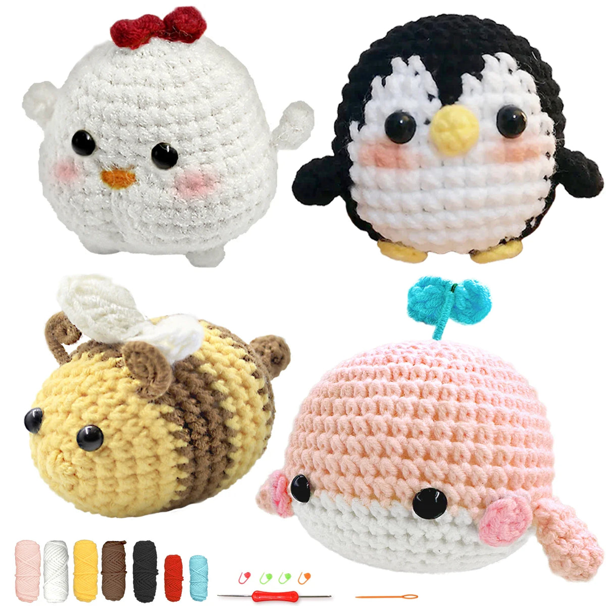 Animal Series Crochet Kit For Beginners Step-By-Step