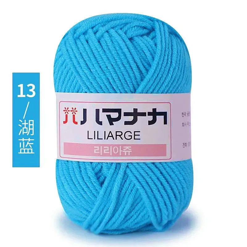 Soft Cotton Velvet Baby Knitting Crochet Yarn