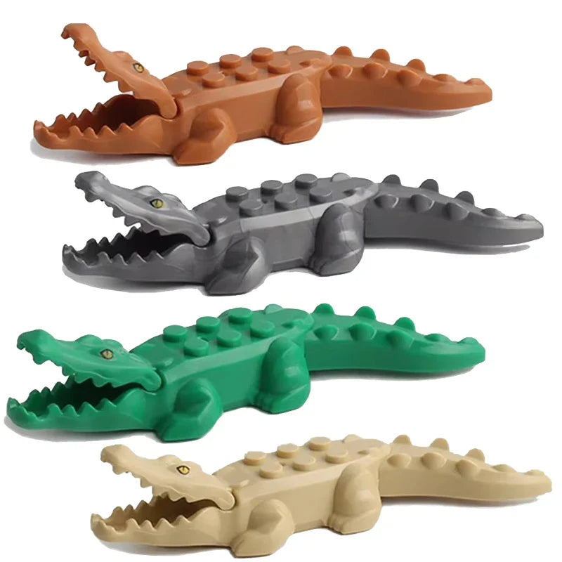 Farm Zoo Animal Building Blocks Educational Set