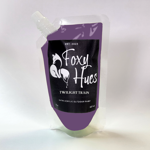 Twilight Train Foxy Hues Satin Acrylic Outdoor Paint