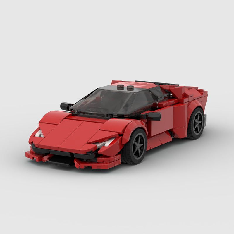 Racing Model Building Block Puzzle Assembly Kit