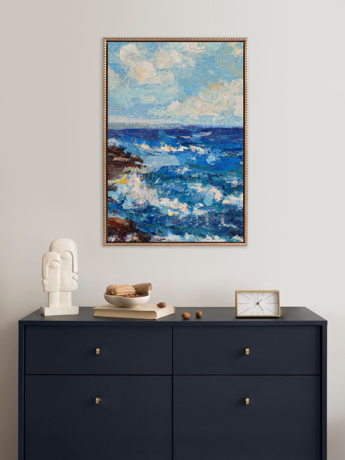 Sylvie Blank Framed Canvas 23x33 Inch Painting
