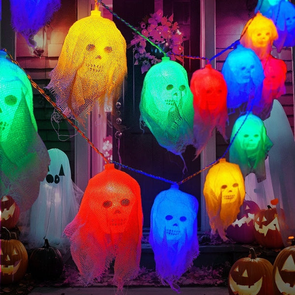 Halloween Horror Atmosphere Decoration Indoor Wall Layout Colored Lights
