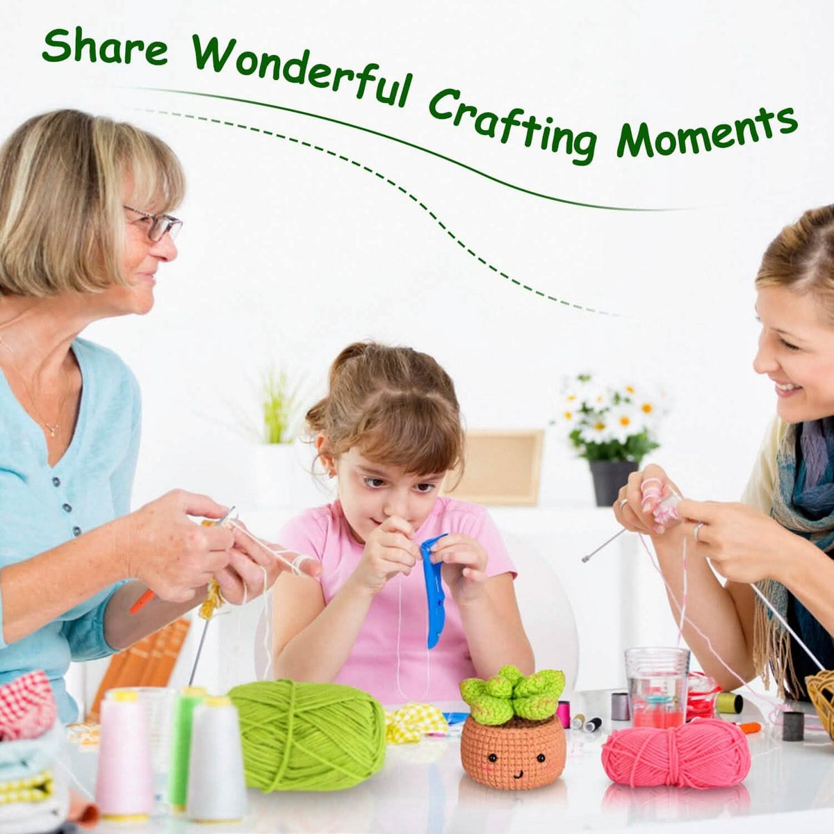 Crochet Kit For Beginners DIY Knitting Supplies