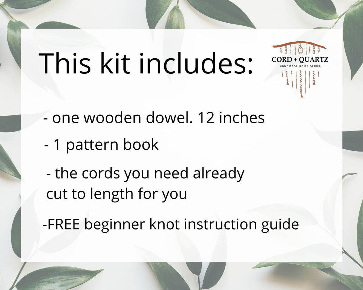 May Macrame Wall Hanging Kit For Beginners