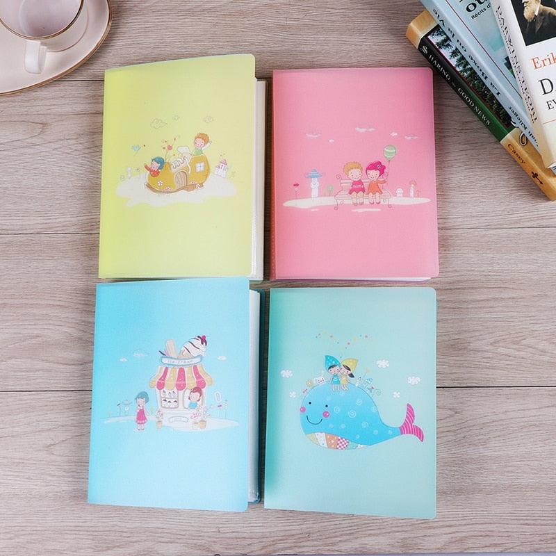 Cute 52-Pocket Photo Album Scrapbook Storage Case