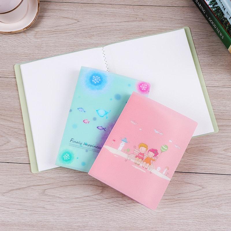 Cute 52-Pocket Photo Album Scrapbook Storage Case