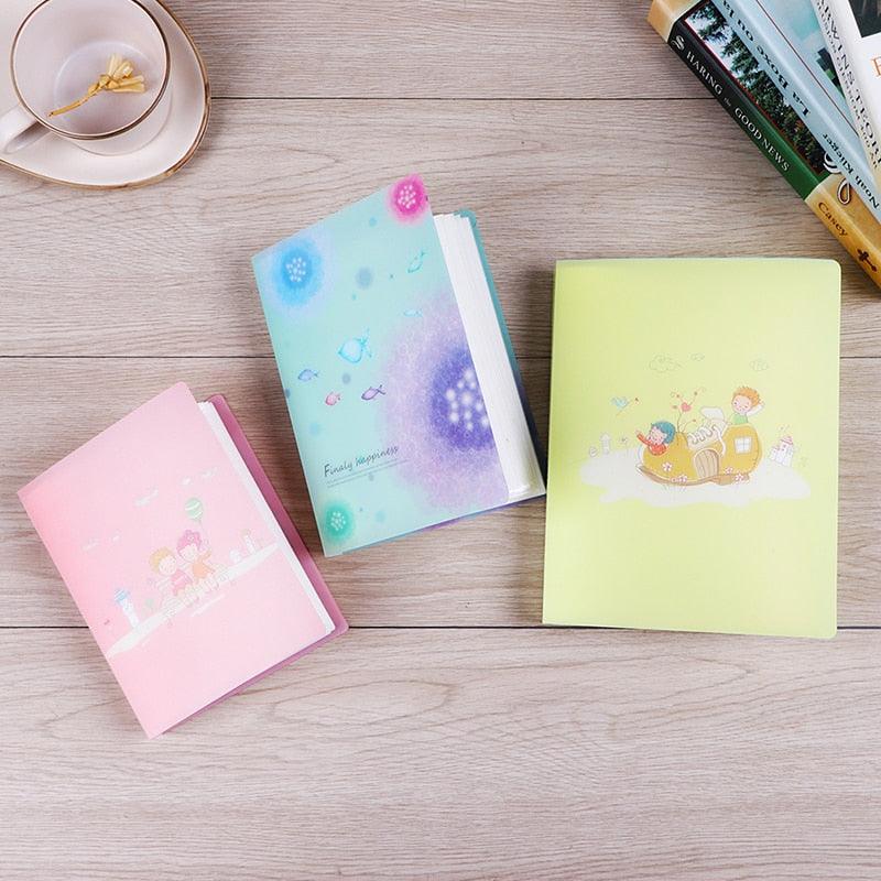 Cute 52-Pocket Photo Album Scrapbook Storage Case